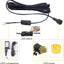 Cable alimentación LED repuesto 9.8pies conector 2pines impermeable
