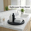 Bandeja silicona baño encimera redonda 10" decorativa