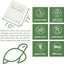 Bolsas compostables para congelador 100 pzas color blanco roto