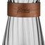 Servidor café vidrio 16oz anillo madera resistente