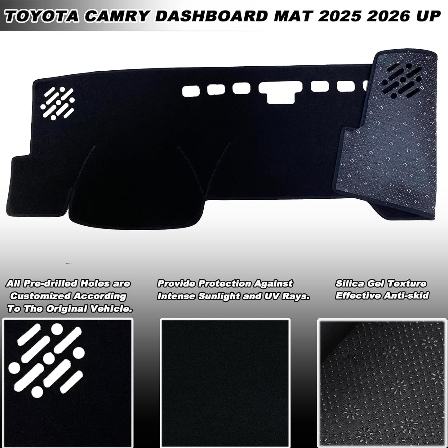Cubierta alfombrilla tablero Toyota Camry LE 2025+