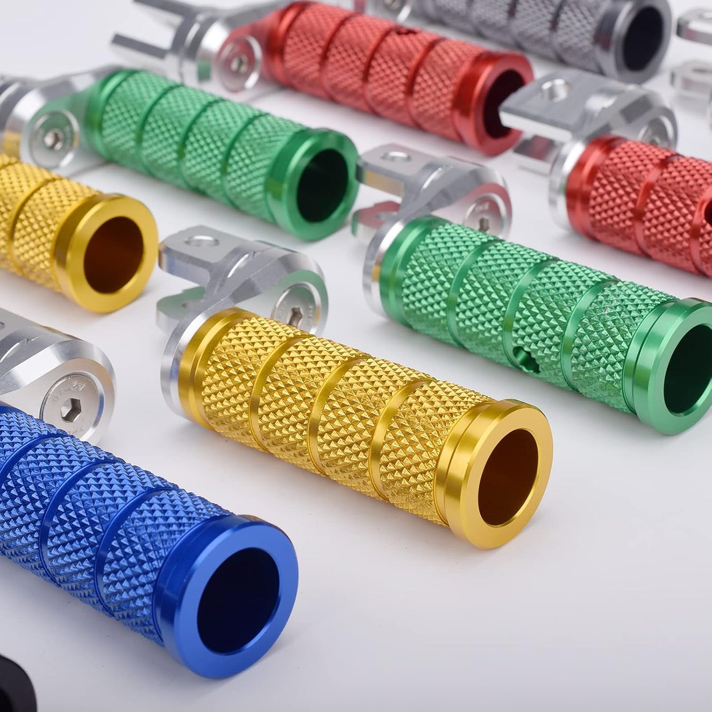 Reposapiés ajustable para Honda Monkey 125 Rojo