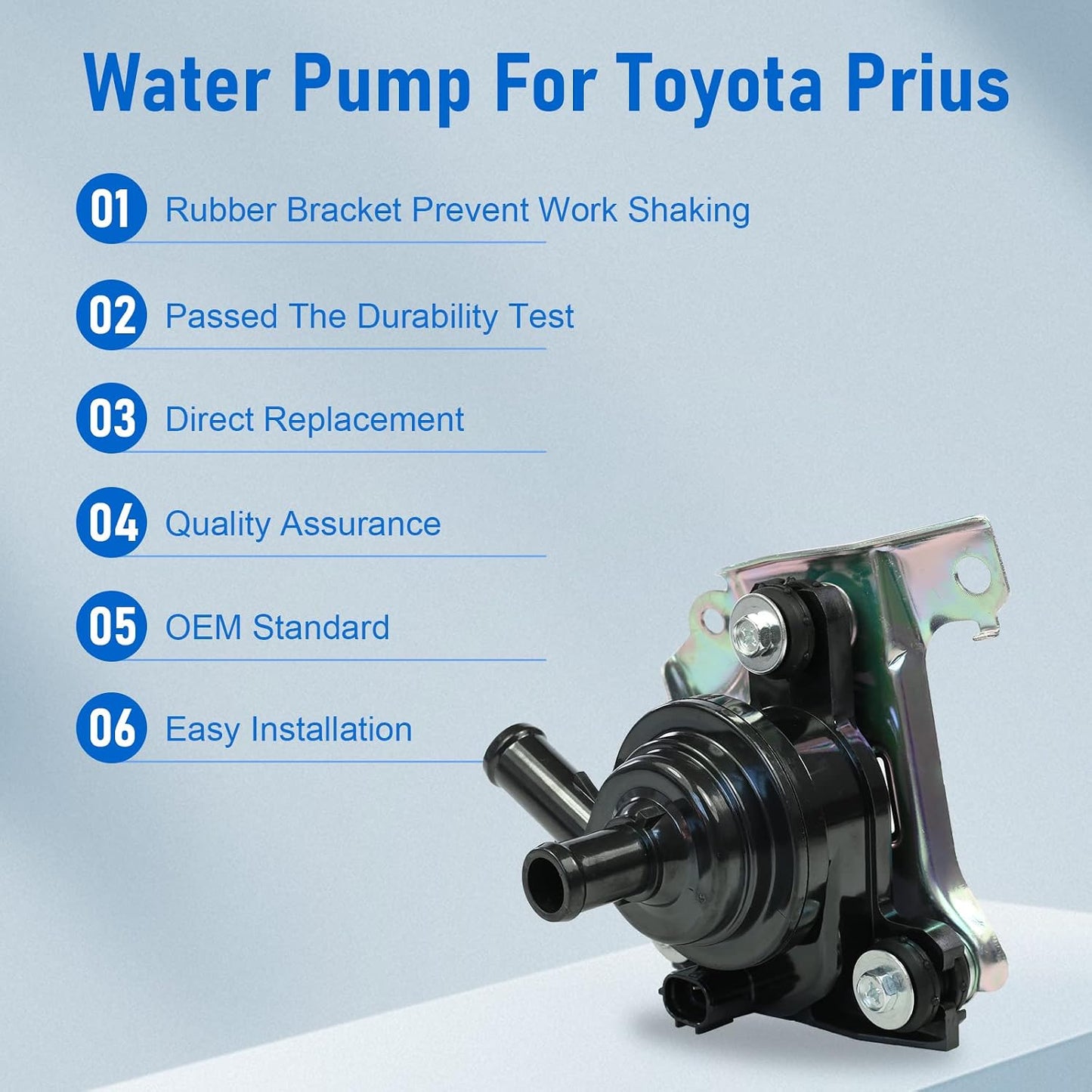 Bomba agua inversor refrigeración motor Toyota Prius 04-09
