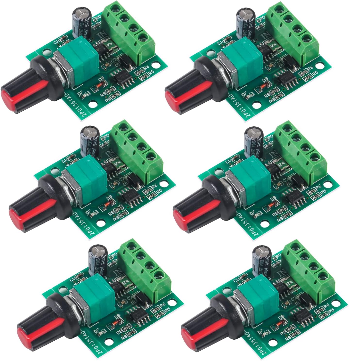 Controlador velocidad motor CC PWM 1.8-12V 2A 30W