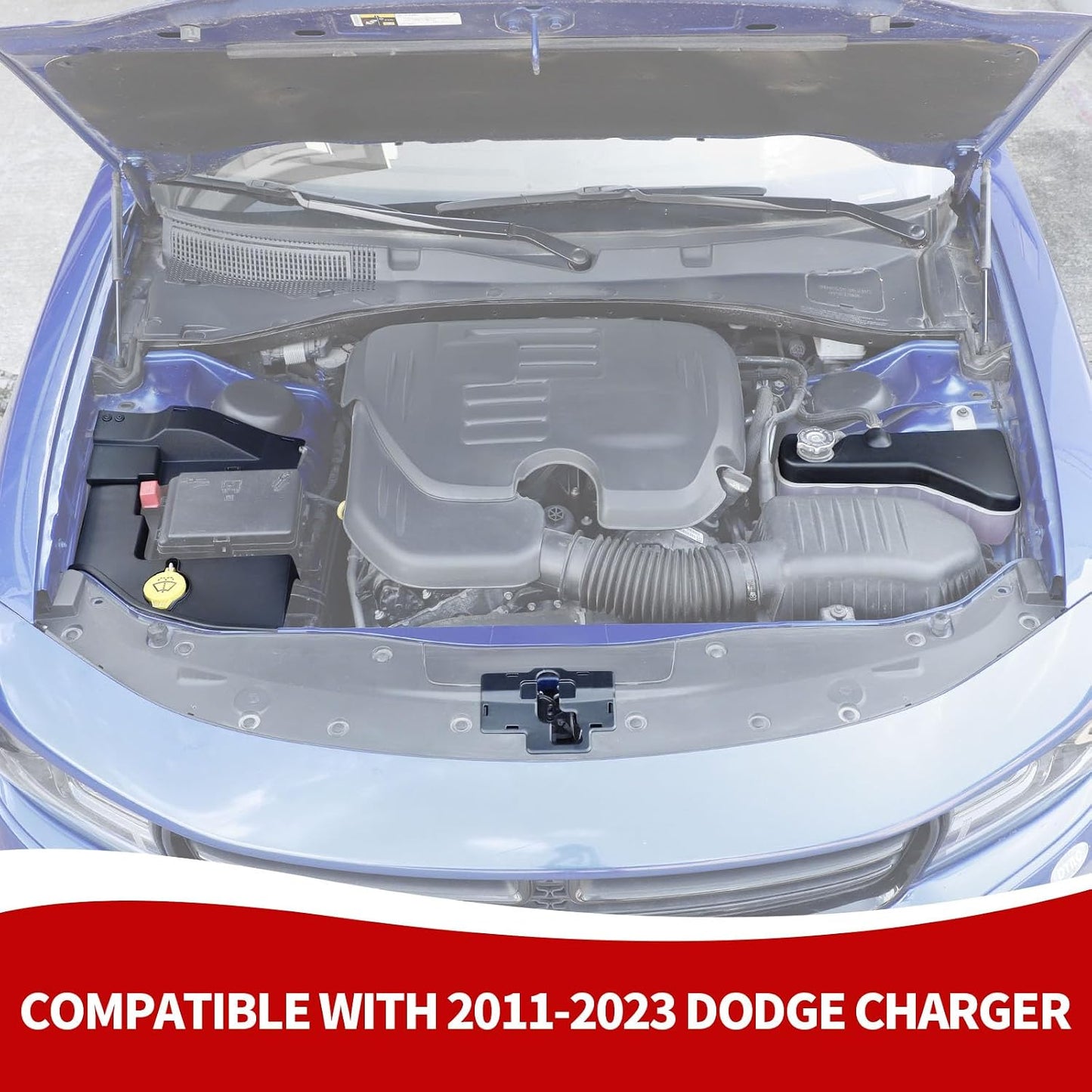 Set 4 cubiertas antipolvo motor comp Dodge Charger 11-23