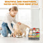 Cesta almacenamiento perros 10 compartimentos tela plegable