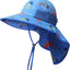 Sombrero sol UPF50 para niños 3-10 años con solapa cuello