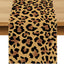 Decoraciones de fiesta con estampado de leopardo camino de mesa temática selva para cumpleaños comedor hogar cocina isla