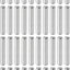 40 Pzas Pasadores Espiga Acero Inox 316L 3x16mm Tono Plata