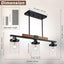 Lámpara colgante cocina comedor 3 luces ajustable