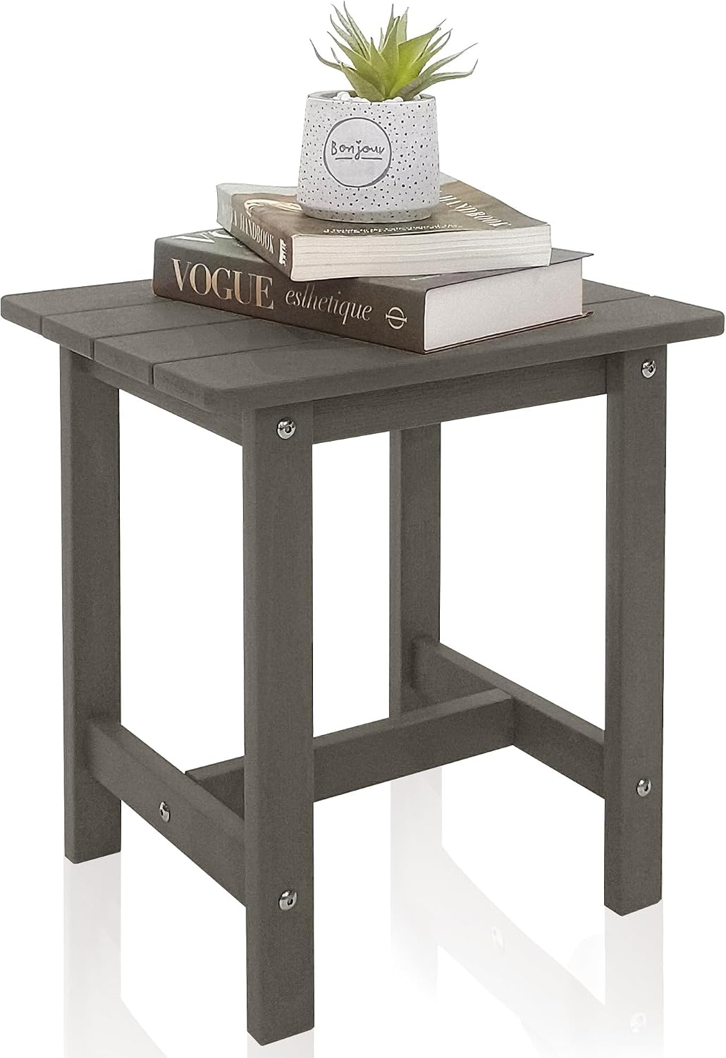 Mesa auxiliar Adirondack doble 17pulg resistente