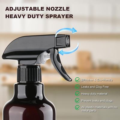 Botella spray plástico vacía niebla chorro para limpieza cocina