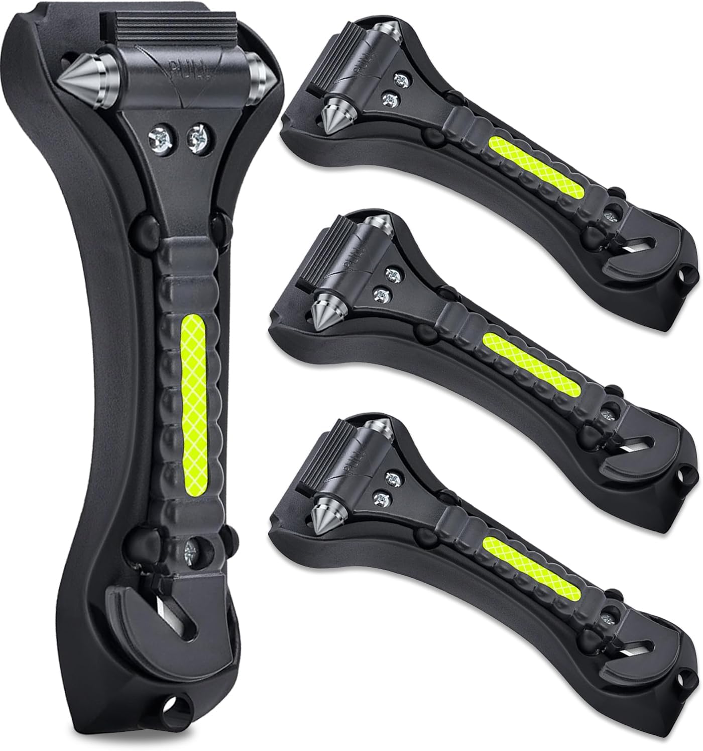Martillo seguridad auto pack 4 cortador cinturón
