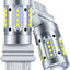 Bombilla LED marcha atrás 6000K blanca 600% brillante paquete 2