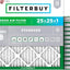 Filtro aire MERV 8 plisado electrostático 25x25x1 pack 12