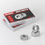 100 Tuercas Hex Inox 304 Brillante para Barcos y Autos