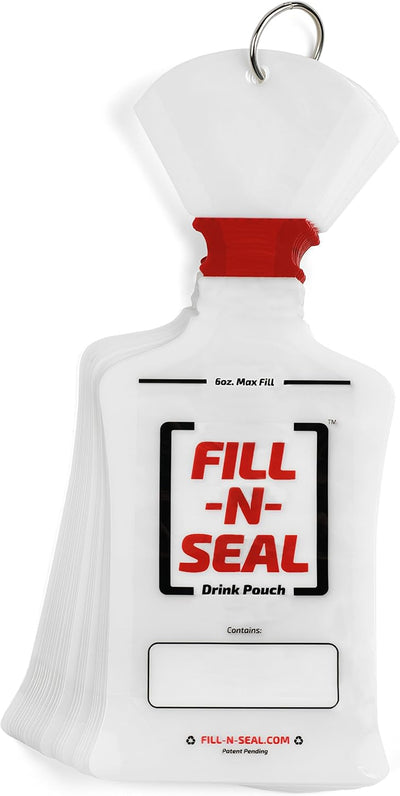 50 Bolsas Térmicas 6oz Sin BPA Aprobadas TSA