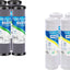 Filtro agua sedimentos 1micrón 2.5x10pulg pack 4
