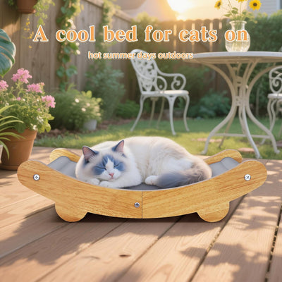 Hamaca refrescante para gatos con gel y tela impermeable