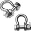 Grilletes anillo acero inox 1/4 5/16 3/8 1/2 grado marino