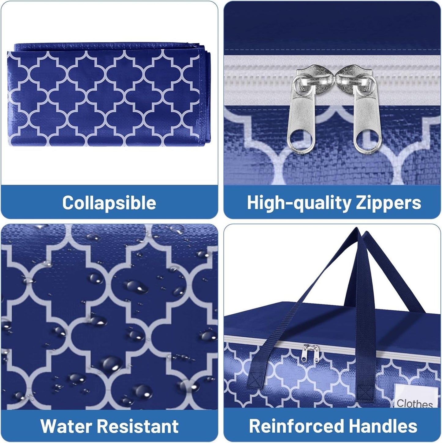 Bolsas mudanza 125L 10 pzas resistentes con cremallera