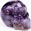Figuras calavera cristal amatista decoración halloween