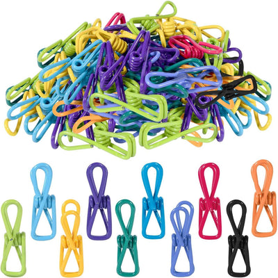 50 Clips Colores Aleatorios para Sellado Alimentos y Manualidades