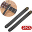 2 Pzas Correas Guitarra Cuero Cuello Acústico Eléctrico Bajo