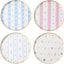 Platos pequeños de papel floral pastel para fiesta de Pascua, paquete de 8