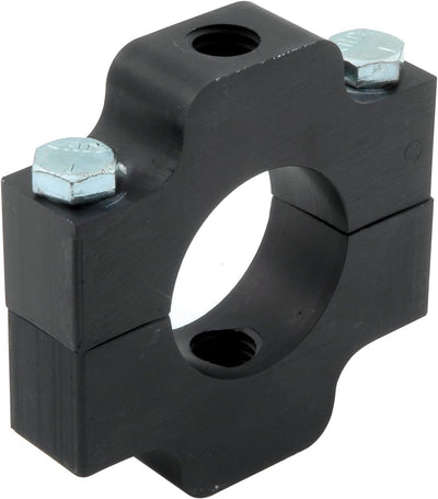 Soporte balasto aluminio anodizado negro tubos redondos 1.50