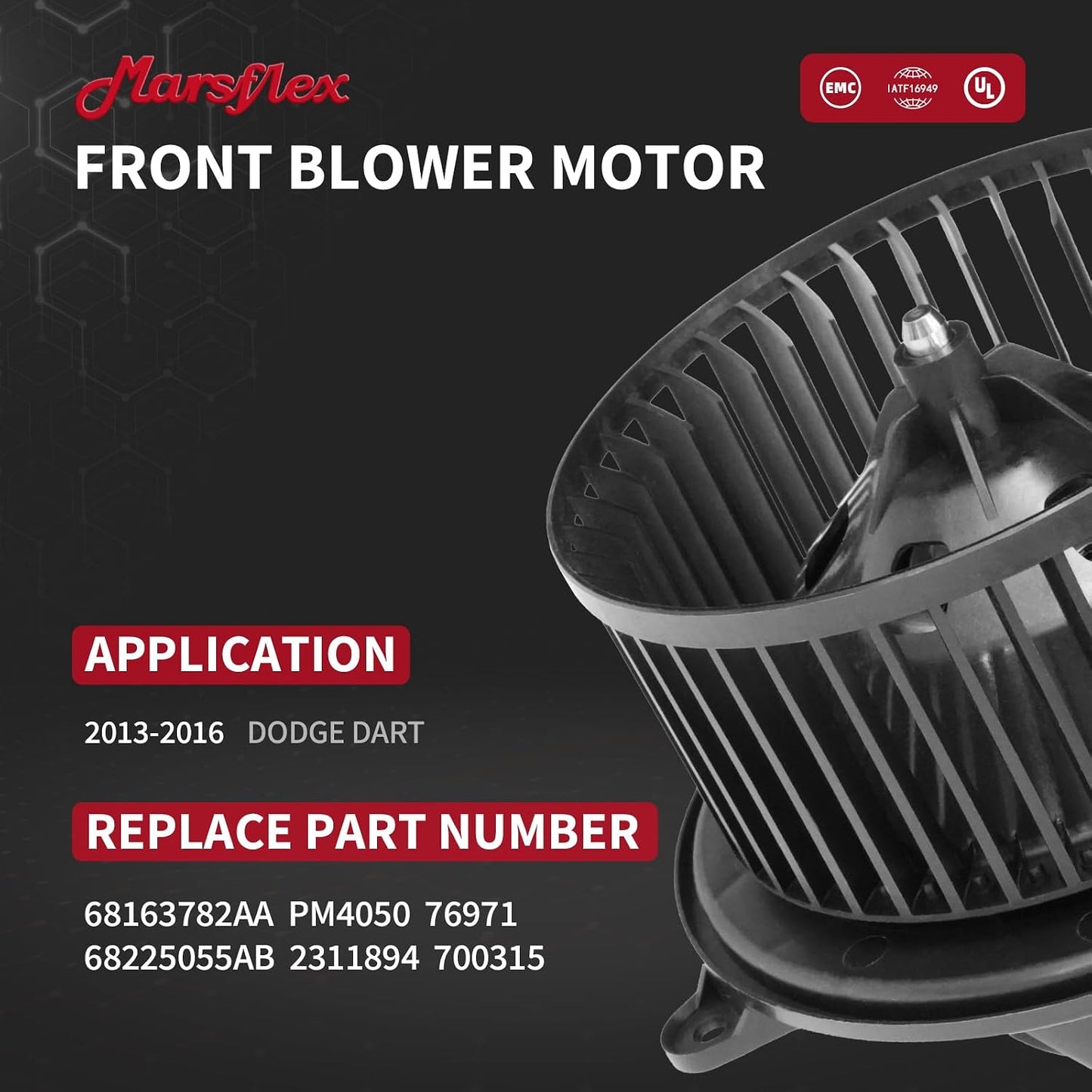 Motor soplador delantero Dodge Dart 13-16