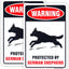2 Letreros Aluminio 12x8pulg Reflectante UV y Resistente