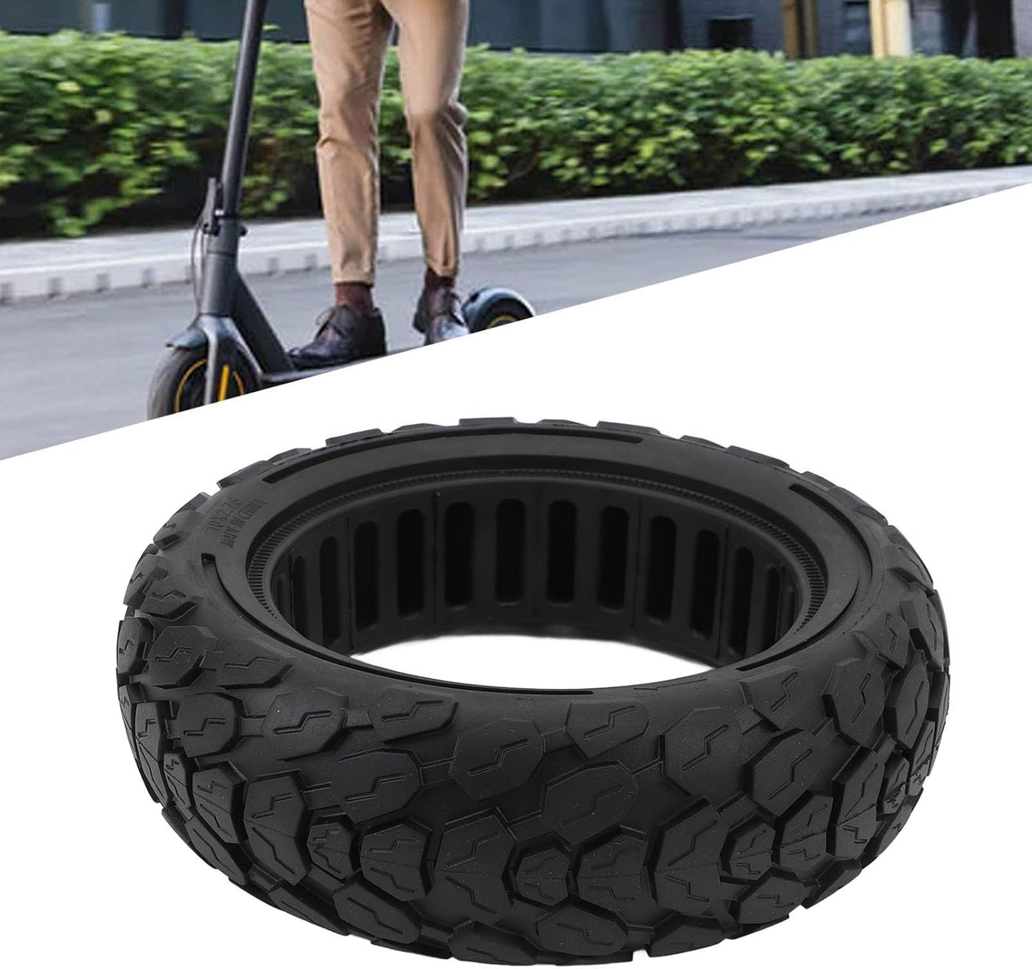 Neumático sólido scooter eléctrico 10x2.75"