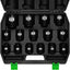 Set 15 Pzas Enchufes Impacto 17-55mm CR-MO Estuche
