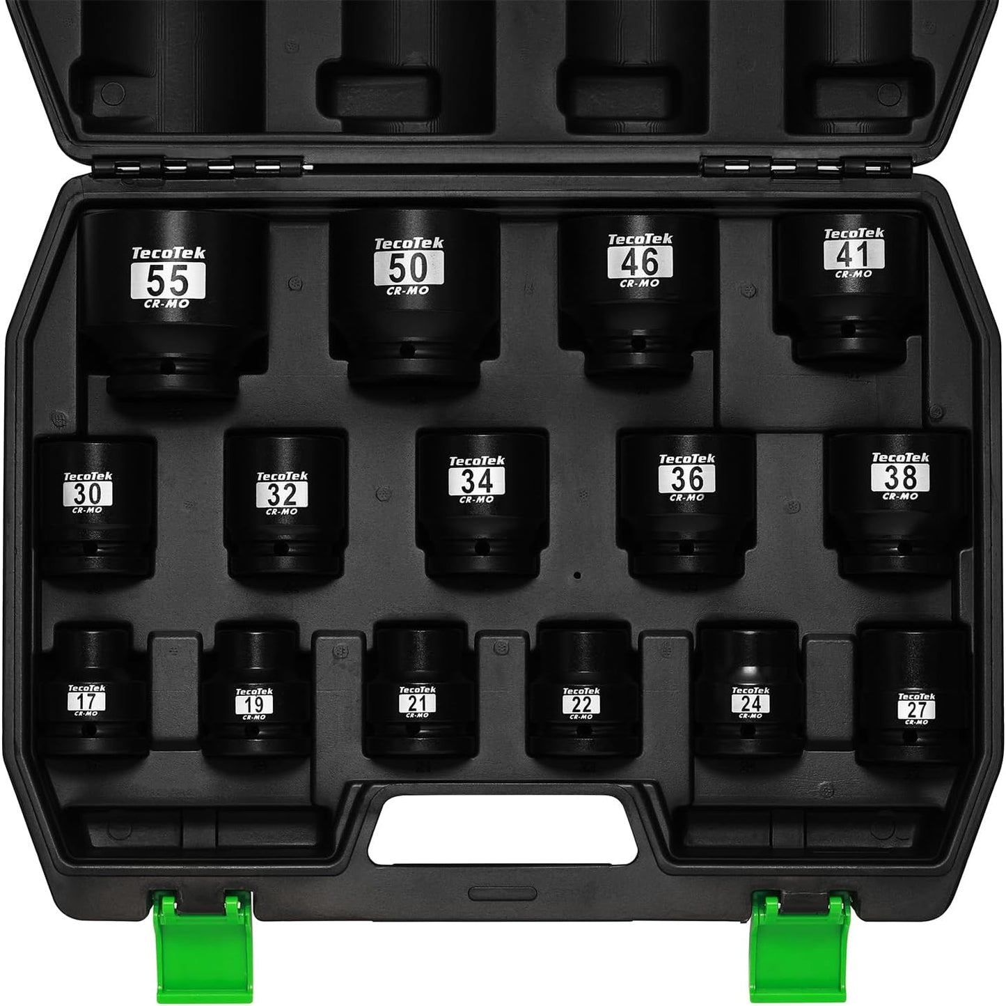 Set 15 Pzas Enchufes Impacto 17-55mm CR-MO Estuche