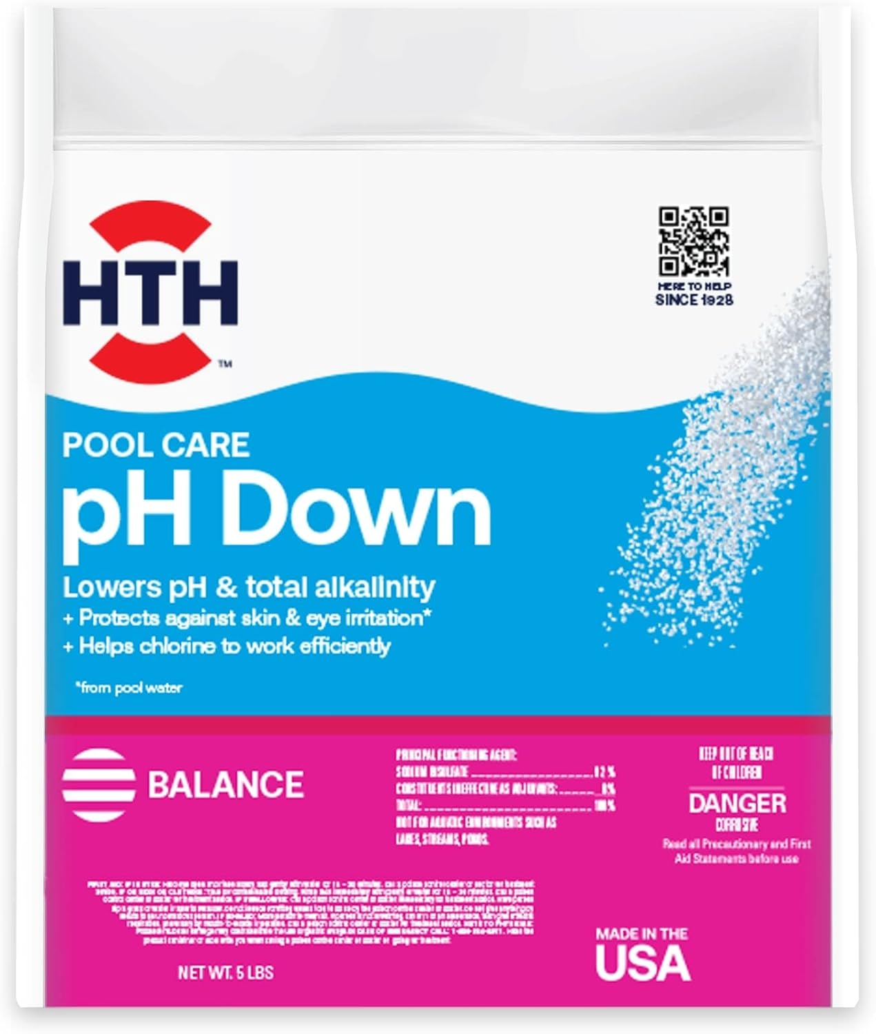 Químico para piscina para reducir pH 5 libras