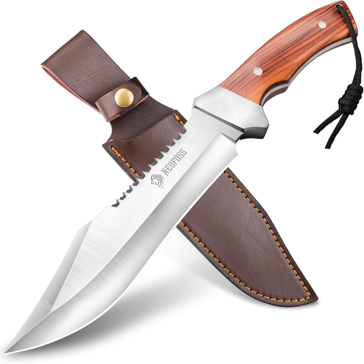 Cuchillo supervivencia 13pulg con funda palisandro