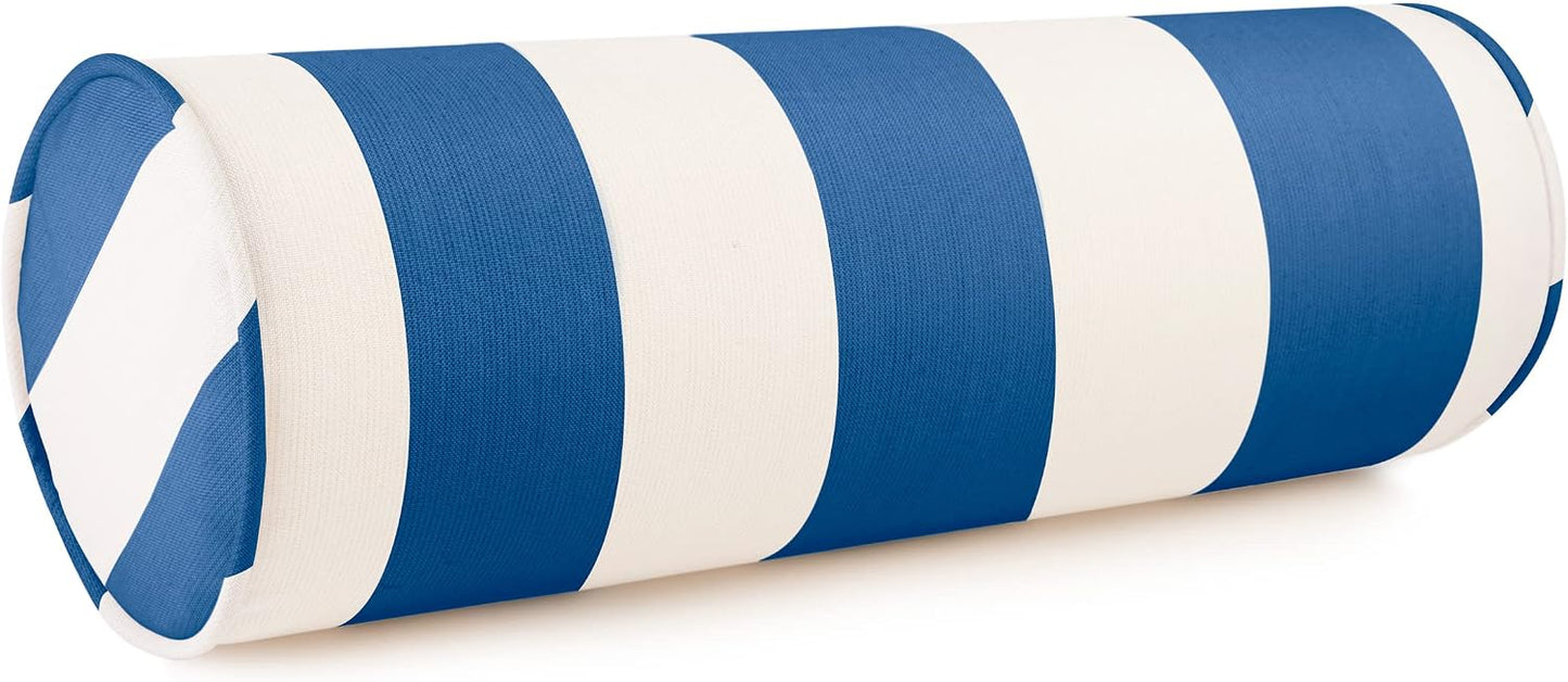 Rodillo cuello con cremallera Sunbrella 2 Pzas Blanco/Azul