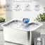 Fuente agua perros acero inox 3gal dispensador automático
