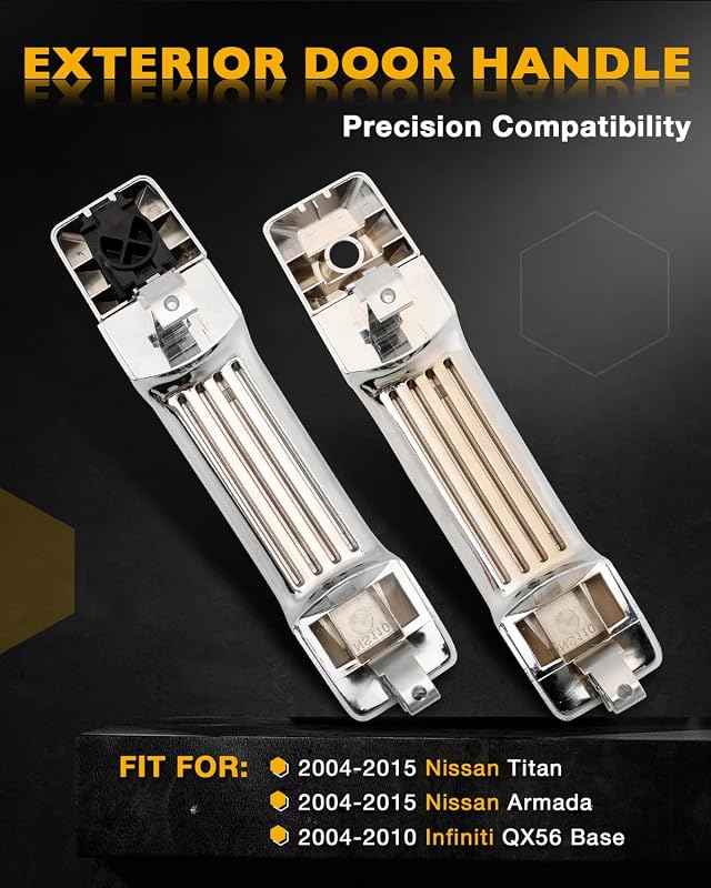 Manijas puerta Nissan Titan 04-15 Chrome