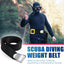 Cinturón buceo nailon ajustable 60pulg ancho 2