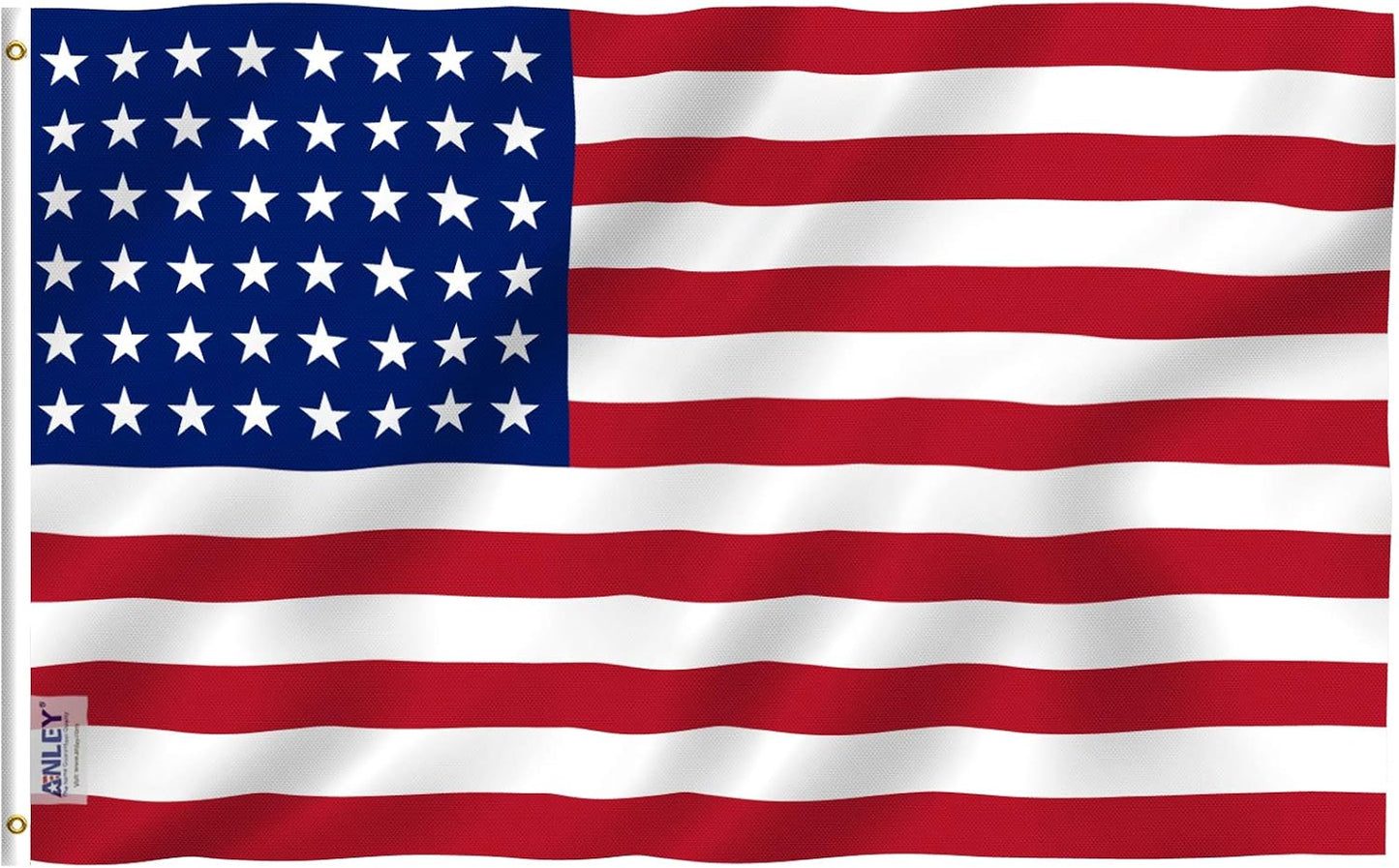 Bandera EE.UU. 3x5ft 48 estrellas poliéster doble costura
