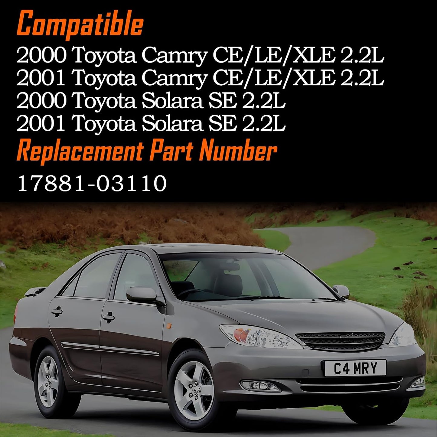 Manguera aire comp Toyota Camry Solara 00-01