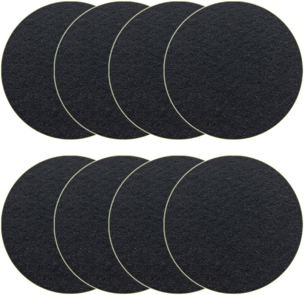 Contenedor compost 7.25" filtros carbón activado set 8