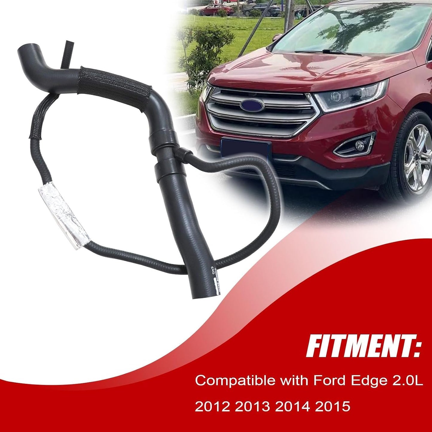Manguera refrigerante motor 2.0L comp Ford Edge L4 12-15