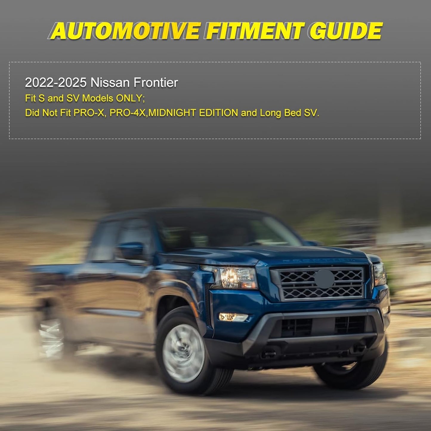 Luces antiniebla Nissan Frontier 22-25 1 par transparentes