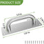 Tiradores puerta acero inox 201 satinado pack 2 2.56x7.87pulg