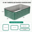 Cama jardín elevada galvanizada 5x3x1.4ft kit metal exterior