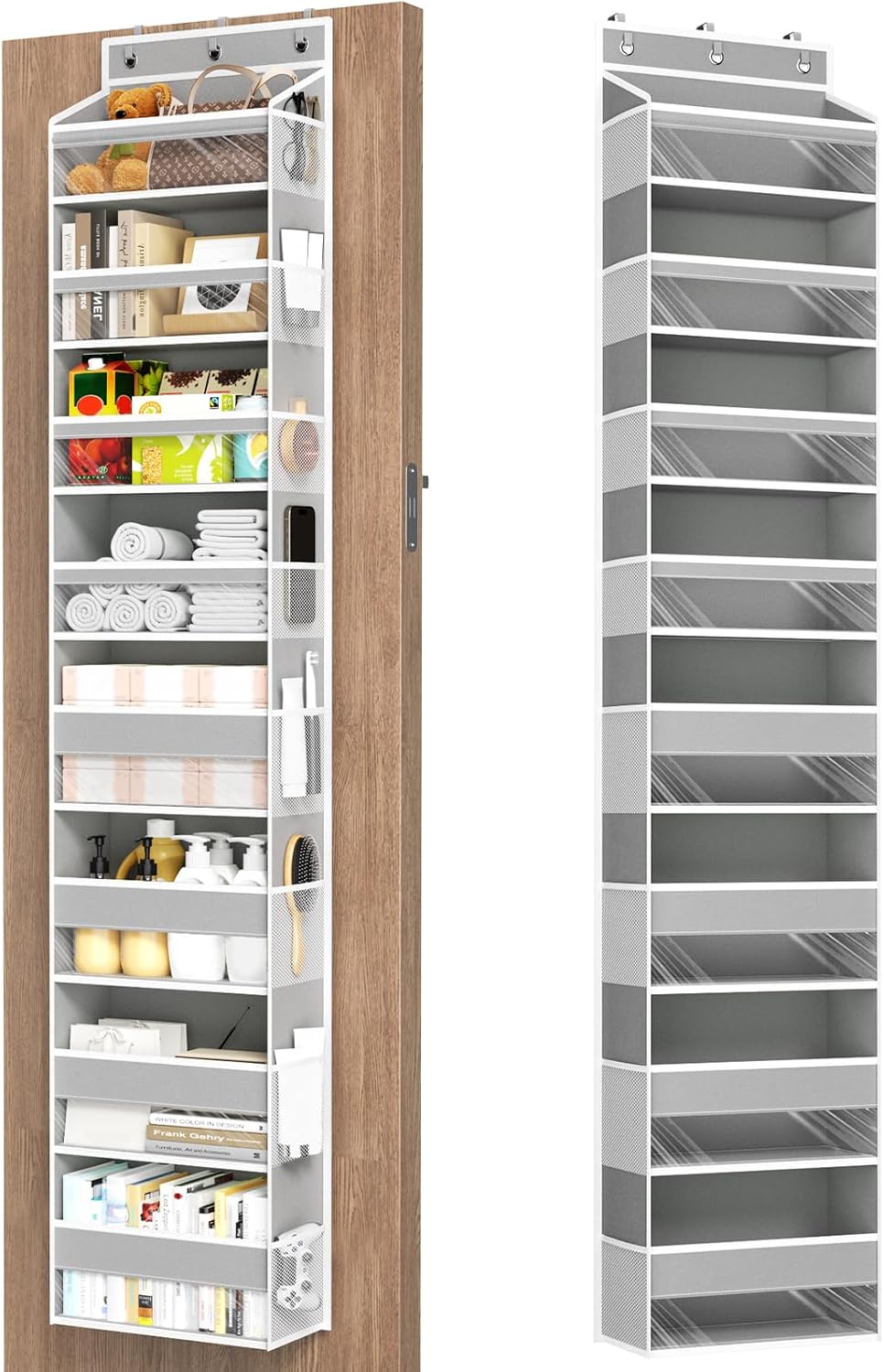Organiz. puerta 8 estantes con 8 bolsillos gran capacidad