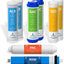 Set 8 filtros ósmosis inversa 50 GPD 10" membrana RO